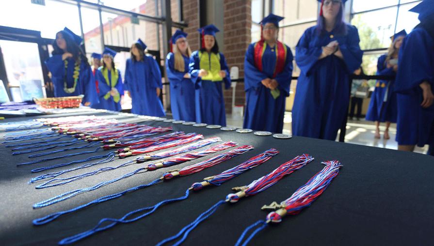 Over 500 graduates would attend the hybrid ceremony in celebration of their accomplishments.
