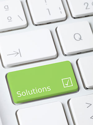 Solutions Key on Keyboard