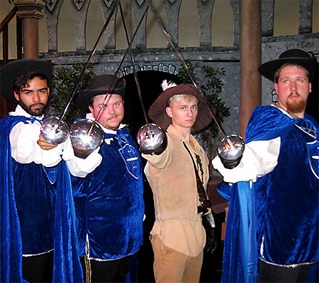 Three Musketeers Actors Photograph