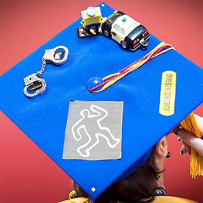 Criminal Justice Graduation Cap Image