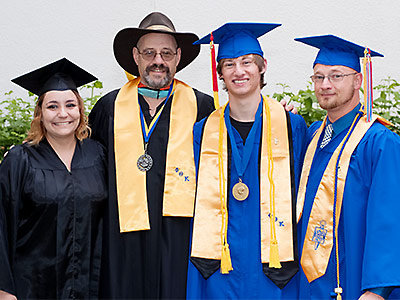 Picture of 2015 PTK Grads and Adviser