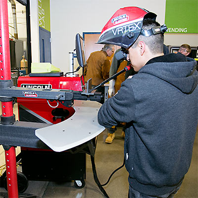 Welding Equipment and Student Image