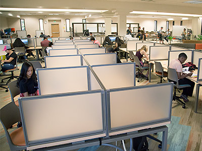 Students in TMCC Library Image