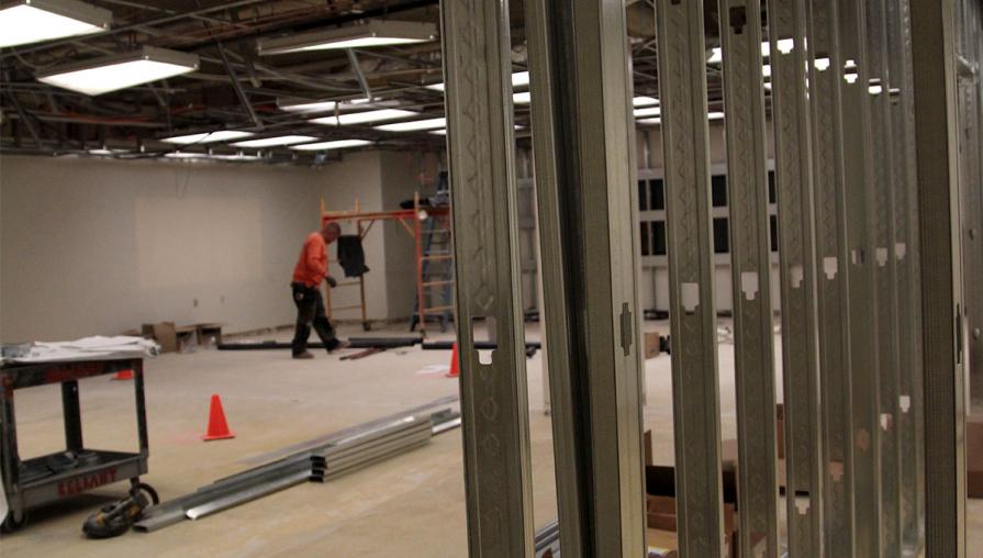 Construction on the new Anatomy and Physiology Lab