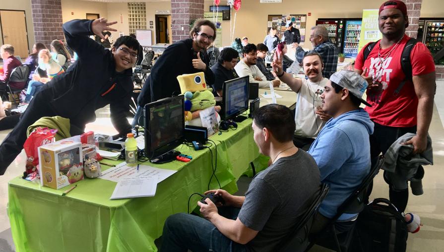 tmcc gaming club at an on-campus event