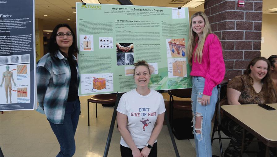 Students in Dr. Cecilia Vigil's Anatomy and Physiology class presented the science on skin... and how science reveals we are more similar than we are different.