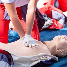 Person Practicing CPR
