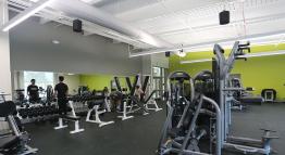 Exercise machines in the TMCC Fitness Center.