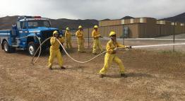 Students in the WildLand Fire Academy hone their skills as fire professionals