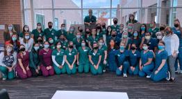 students in the dental hygiene, dietetic tech and nursing programs