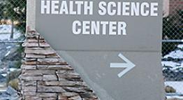 Health Science Center Sign