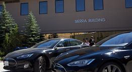 Tesla's In front of Sierra Building
