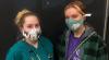 SPCA staff wearing Pressburger's masks