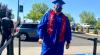success first student at commencement in regalia